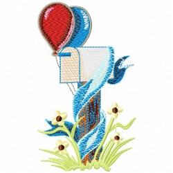 Mailbox Embroidery Design 5
